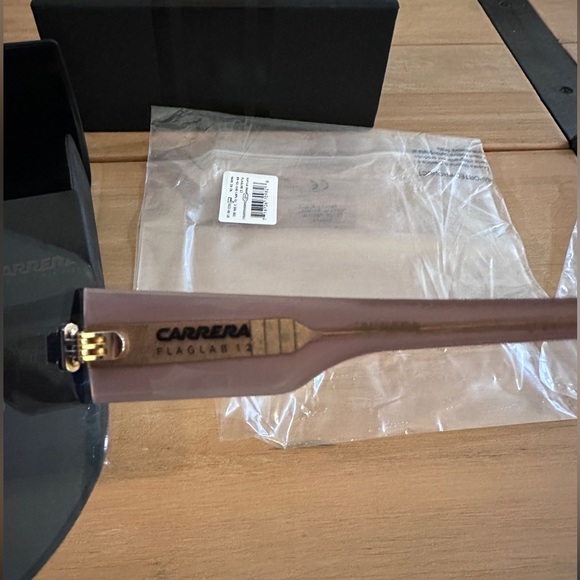 Carrera Flag Lab 12 Special Edition Rose Gold Pink Lens Sheild Sunglasses Barbie - Picture 7 of 10